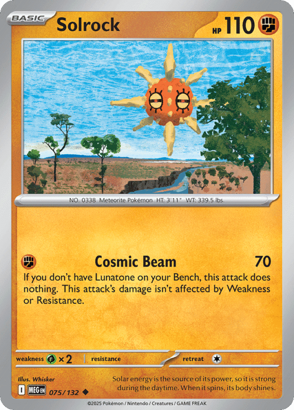75/132 Solrock Uncommon Mega Evolution