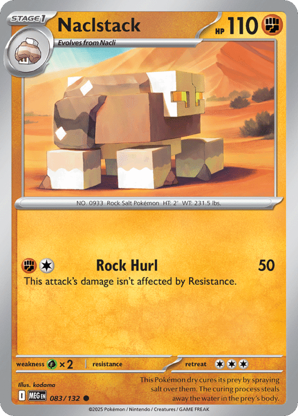 83/132 Naclstack Common Mega Evolution